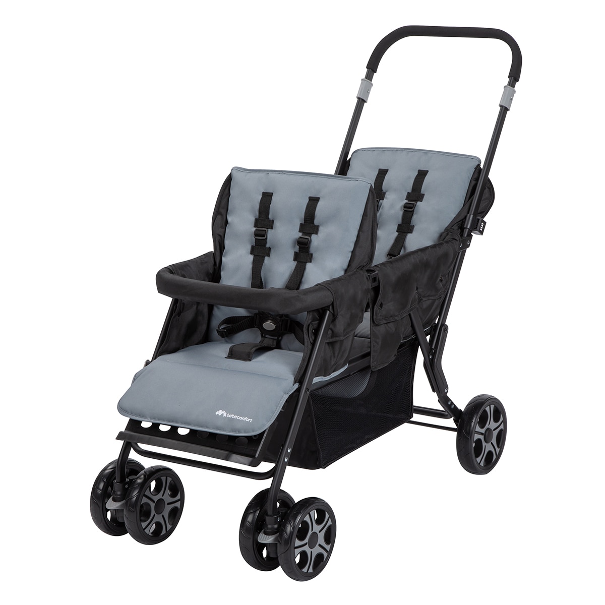Cochecito Gemelar Teamy, 0m+/6m+, <22 Kg, color Shadow Block Multicolor-8