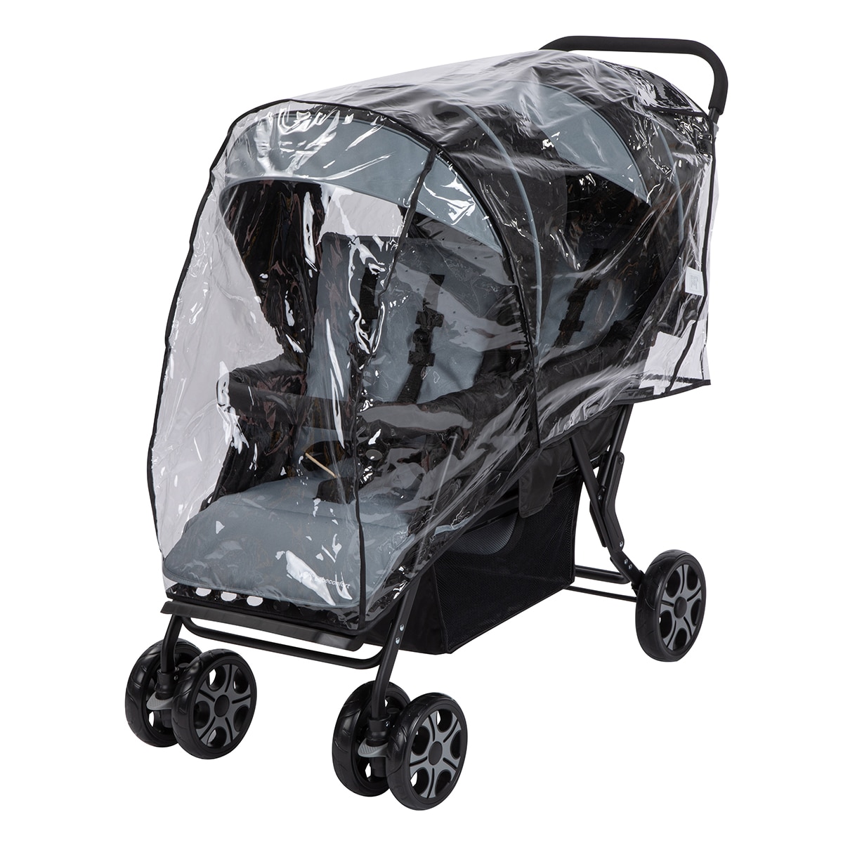 Cochecito Gemelar Teamy, 0m+/6m+, <22 Kg, color Shadow Block Multicolor-9