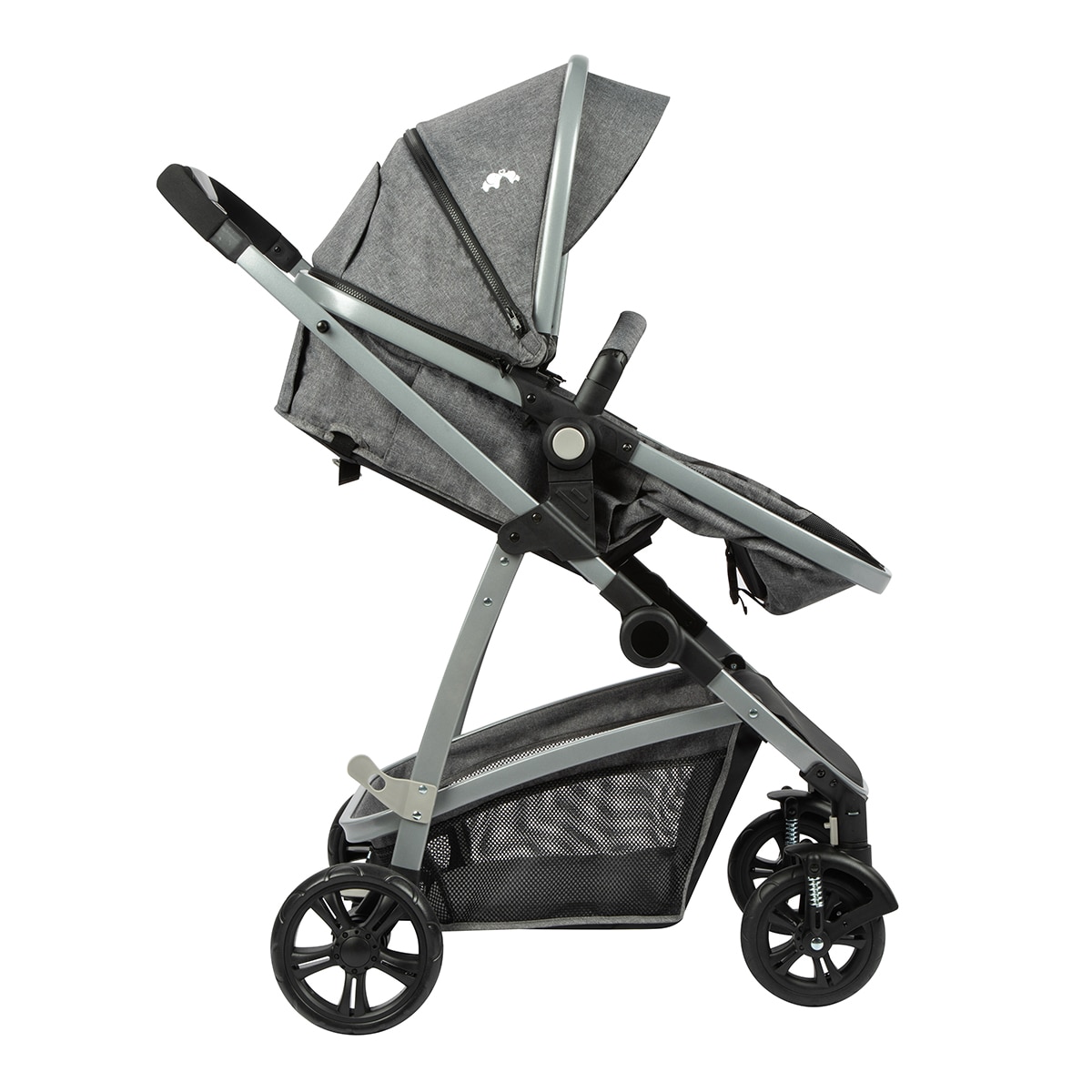 Cochecito convertible de 1ª edad Hello 2 en 1 pram (cochecito/capazo), 0m+, <22 Kg, color Black Chic Gris-15