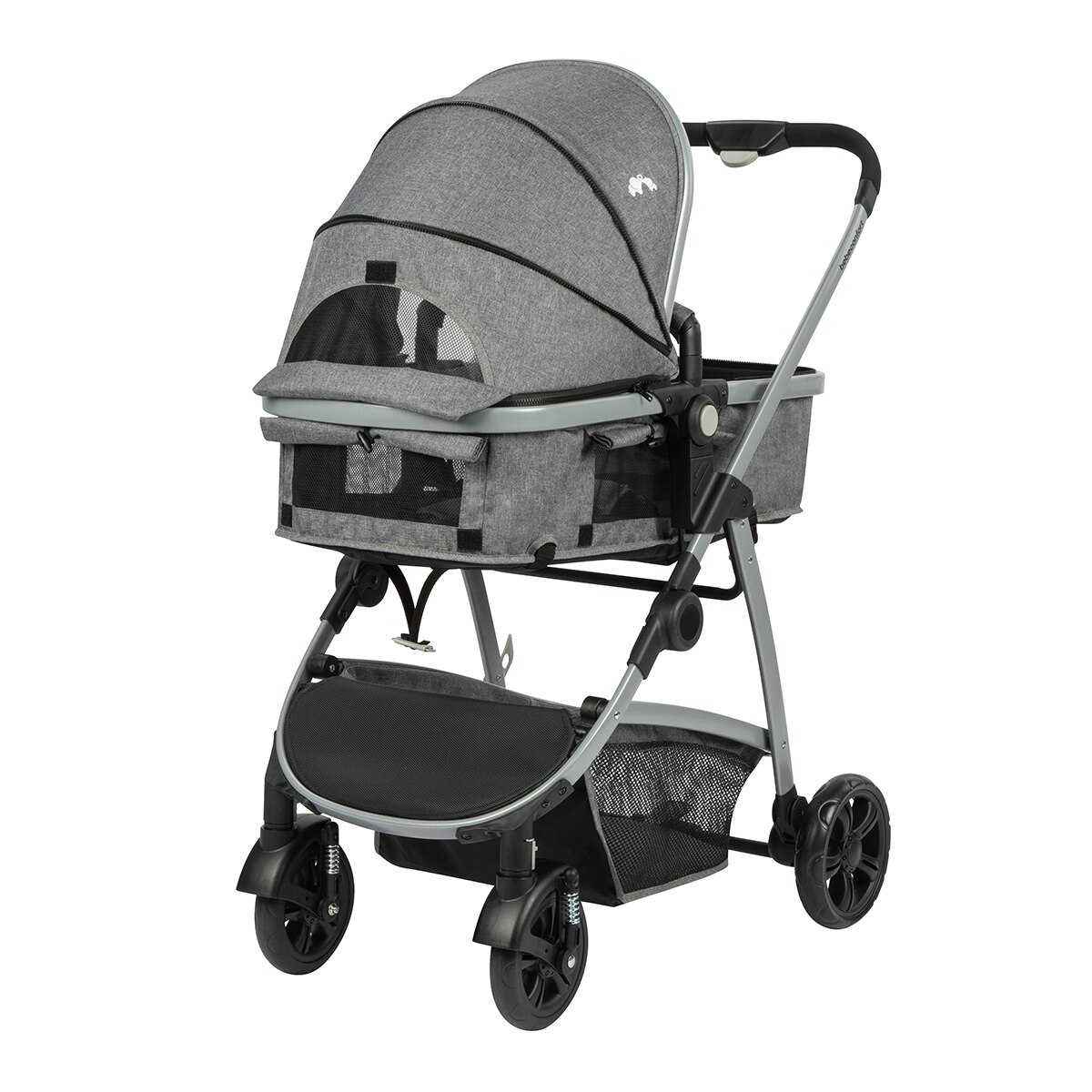 Cochecito convertible de 1ª edad Hello 2 en 1 pram (cochecito/capazo), 0m+, <22 Kg, color Black Chic Gris-18