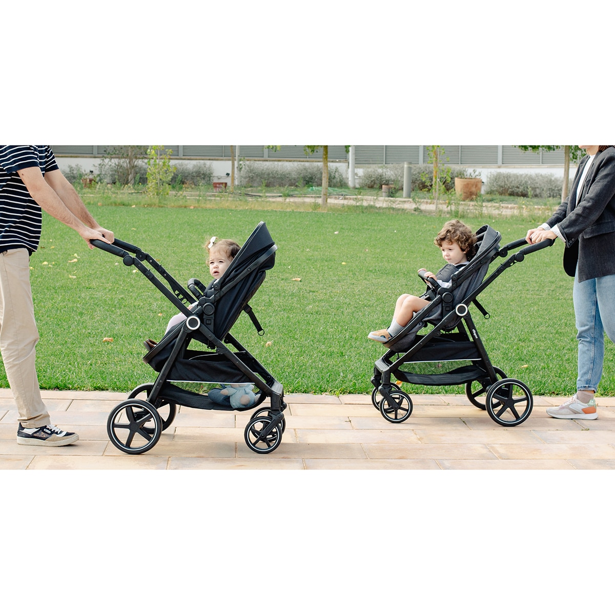 Carrito de bebé 2 en 1 Versa Gris-10