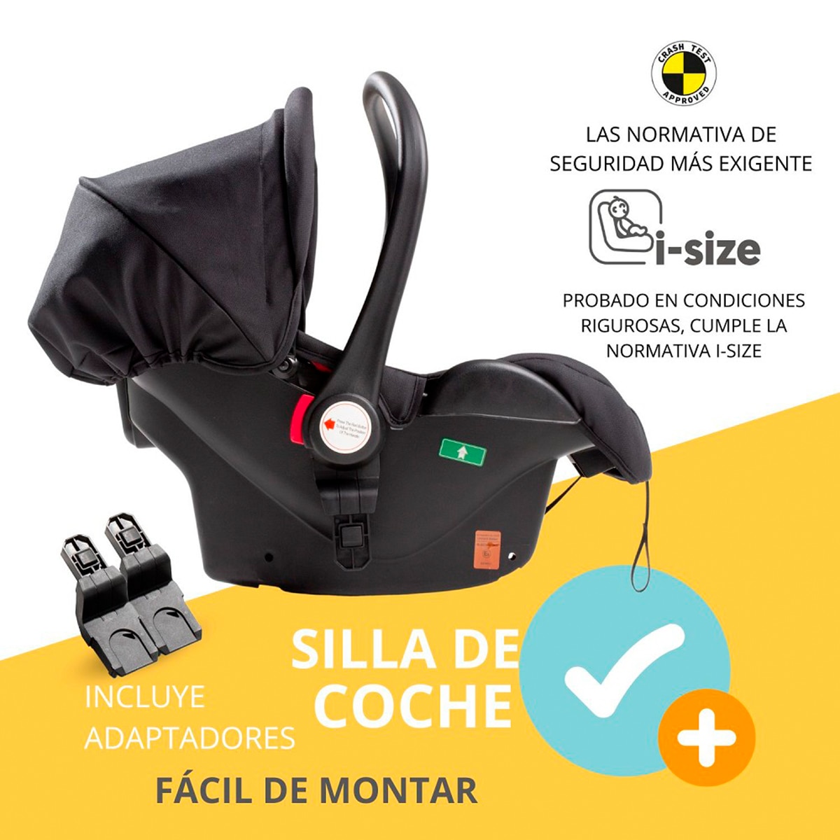 Carrito de bebé  Versa  3 en 1 Gris-3
