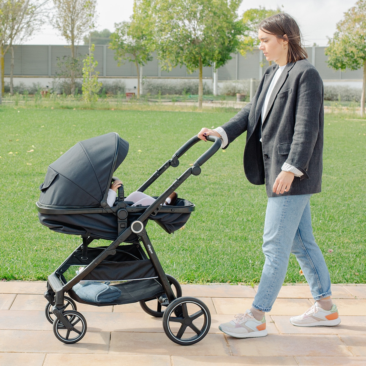 Carrito de bebé  Versa  3 en 1 Gris-9