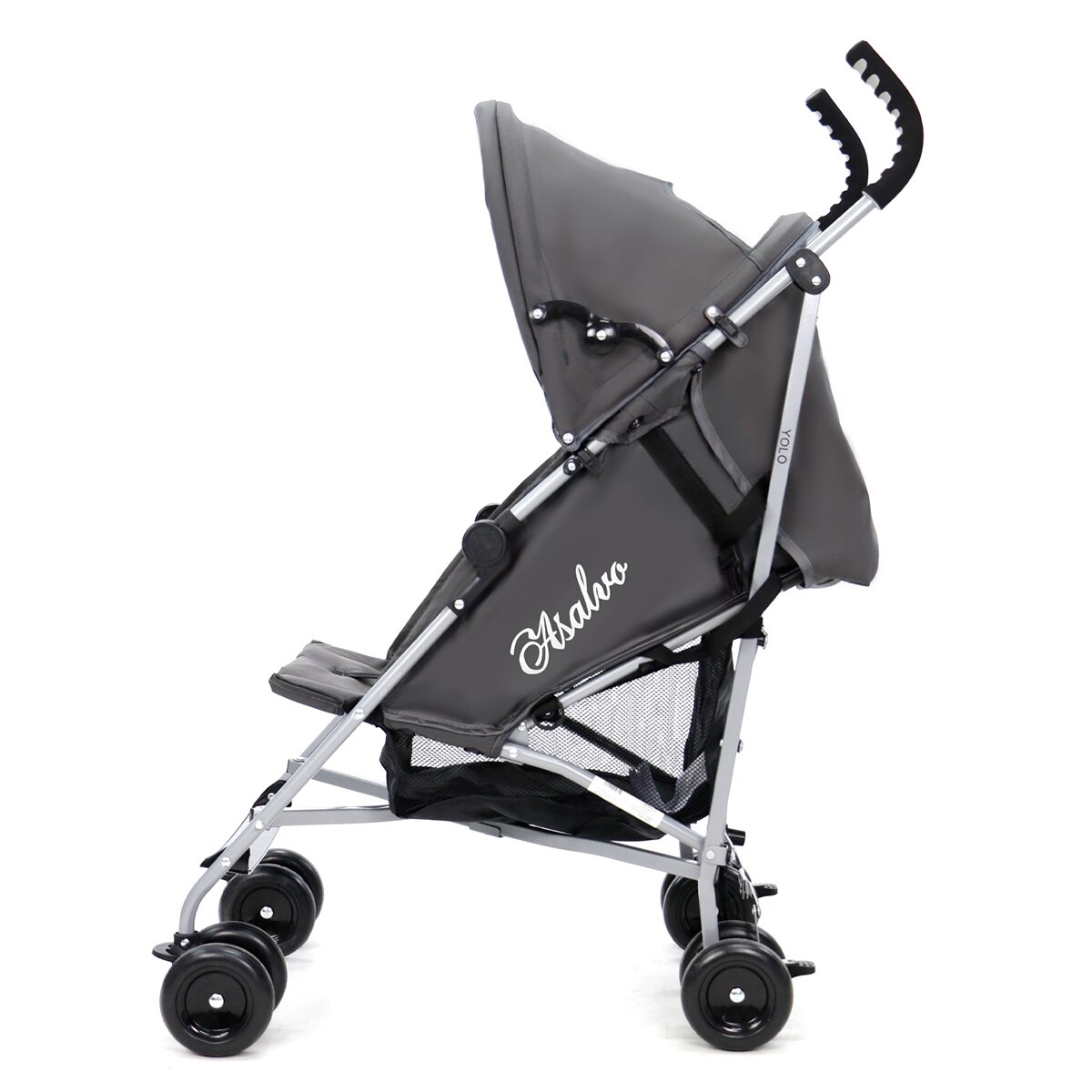 Silla de paseo Asalvo Yolo gris Gris-11