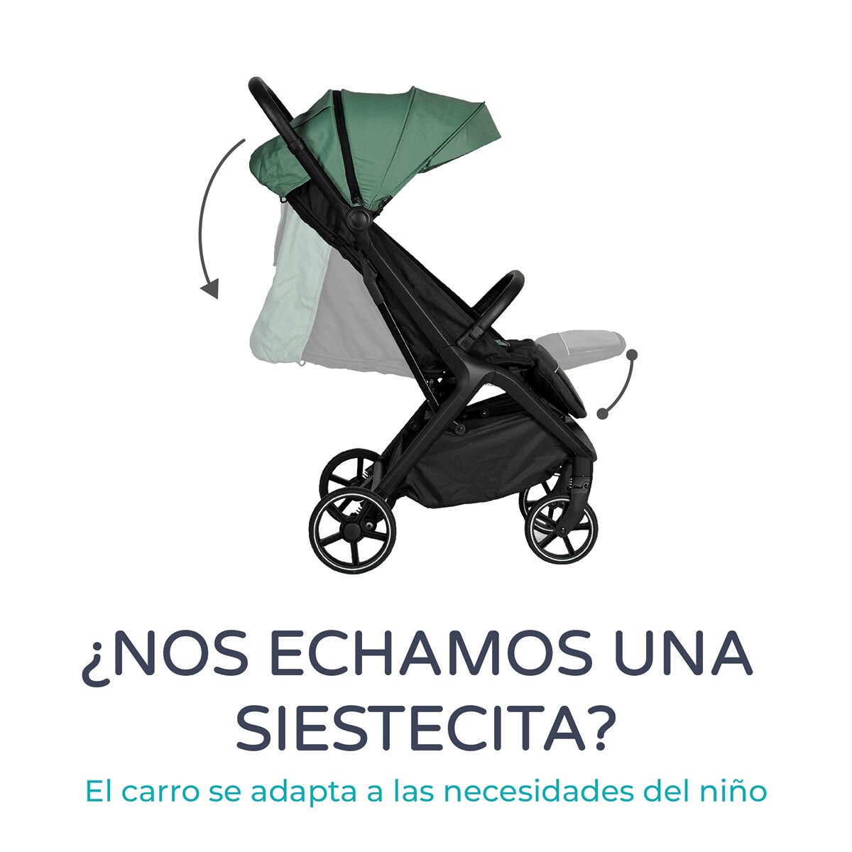 Silla de paseo iwalk Verde-11