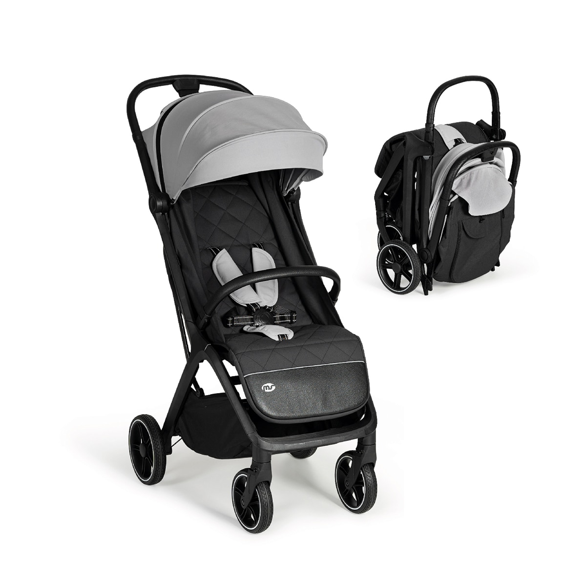 Silla de paseo iwalk Gris-11