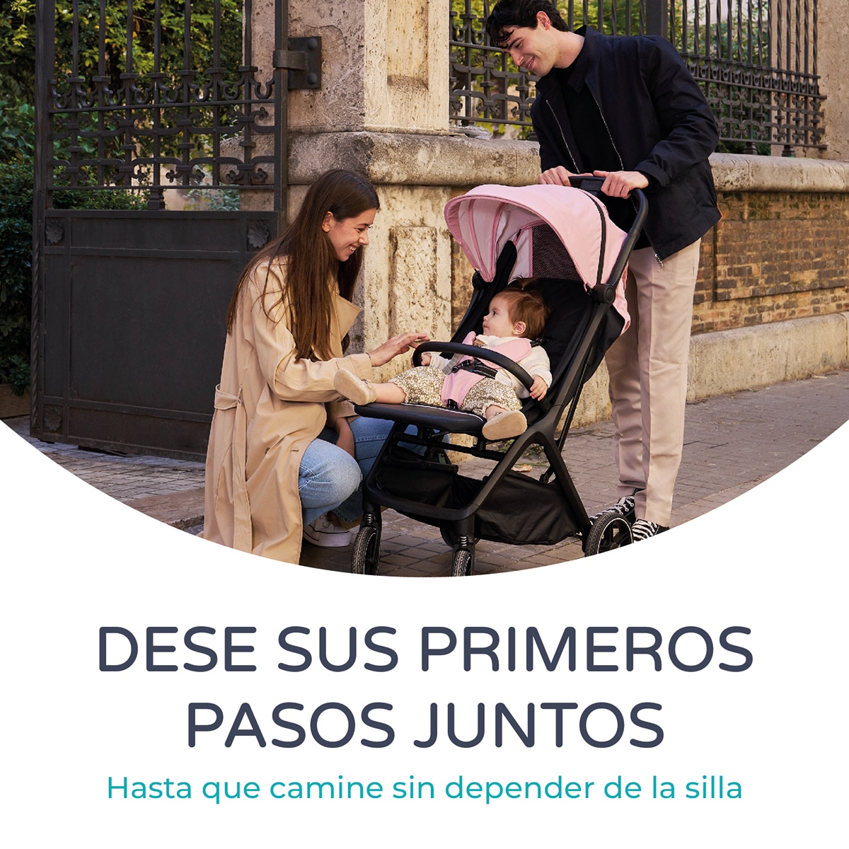 Silla de paseo iwalk Gris-15