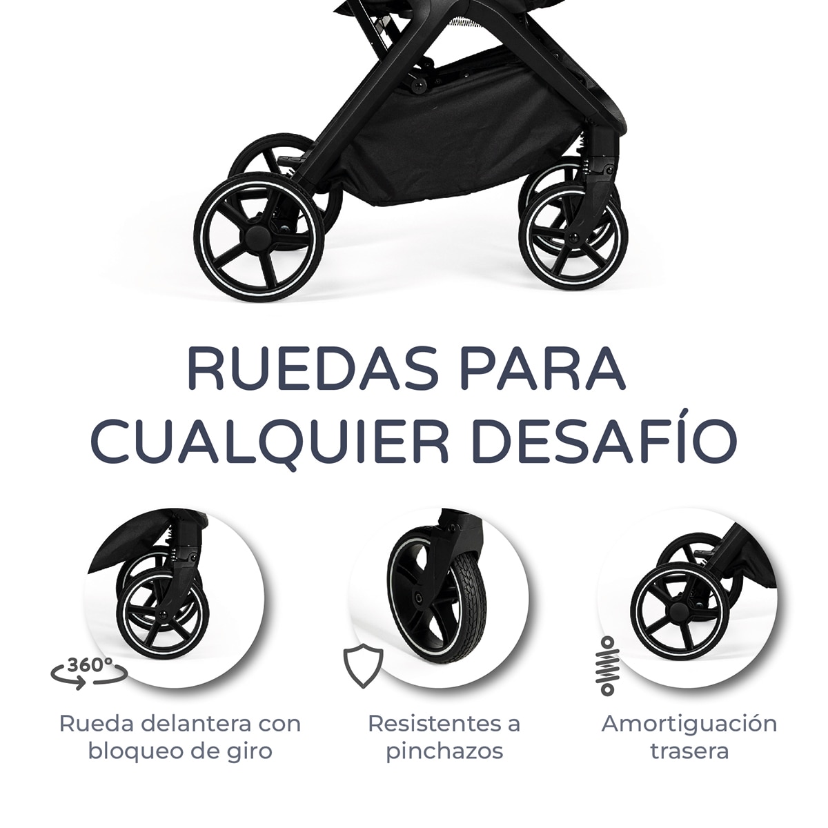 Silla de paseo iwalk Rosa-12