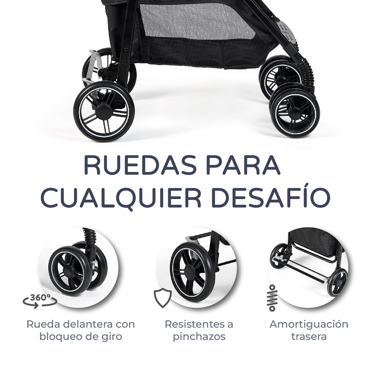 Silla de paseo street Gris-8