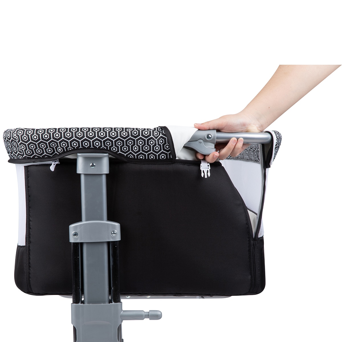 Cuna colecho Calidoo, 0-9meses, <9 Kg, color Geometric Negro-12