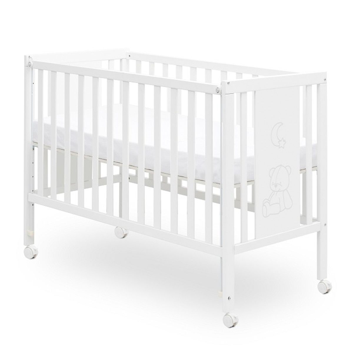 Imagen 0 de Pack cuna colecho osito convertible + colchón