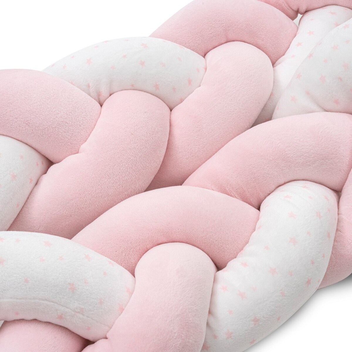 Chichonera Trenza Universo Decorativa Antivuelco Reductora Rosa-3