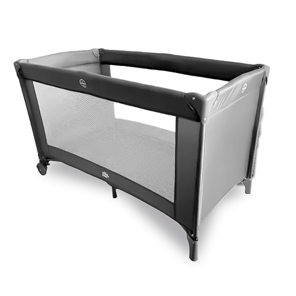 Cuna de viaje plegable Gris-2
