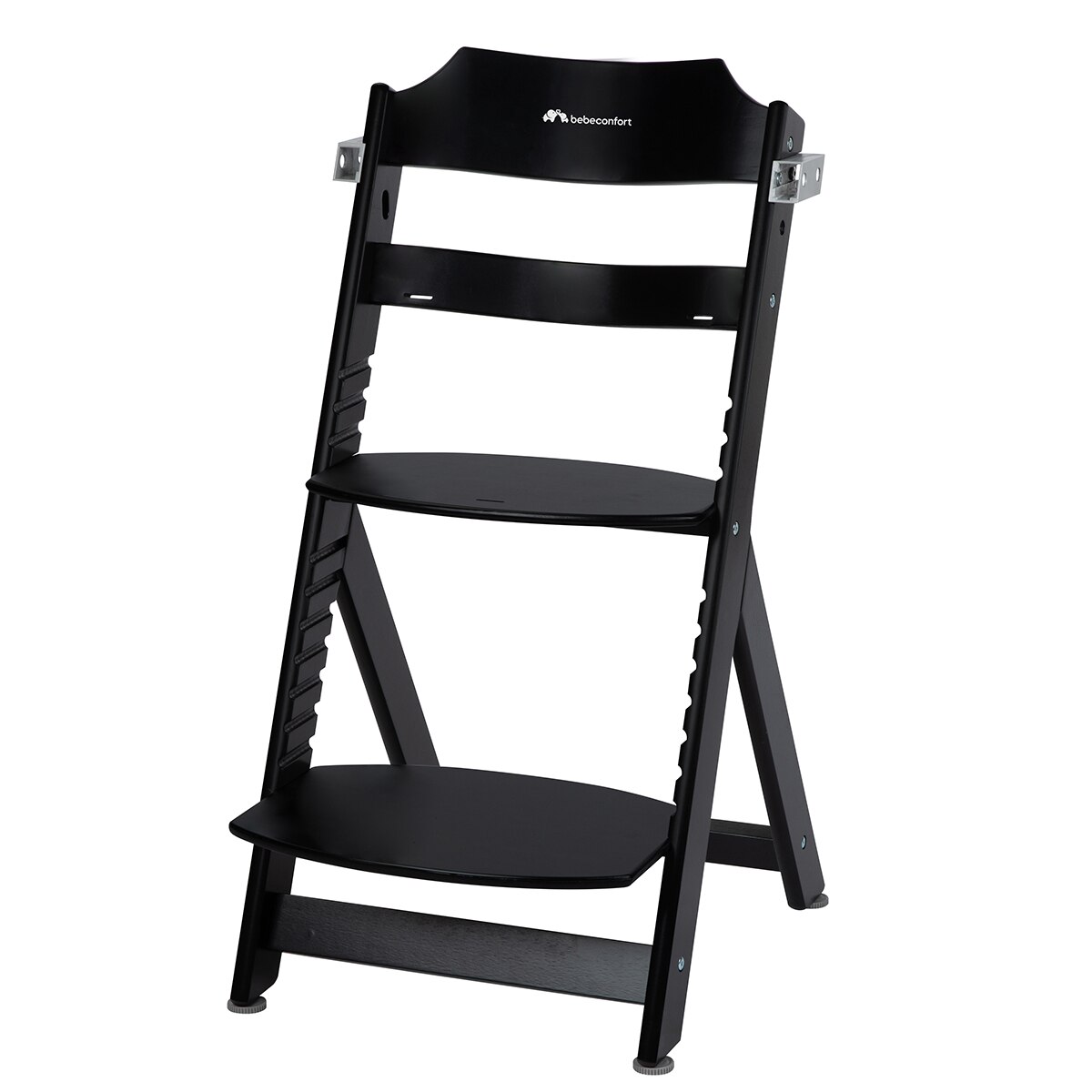 Trona evolutiva de madera Timba con cojín, 6meses-10años, <30 Kg, color Deep Black Negro-5