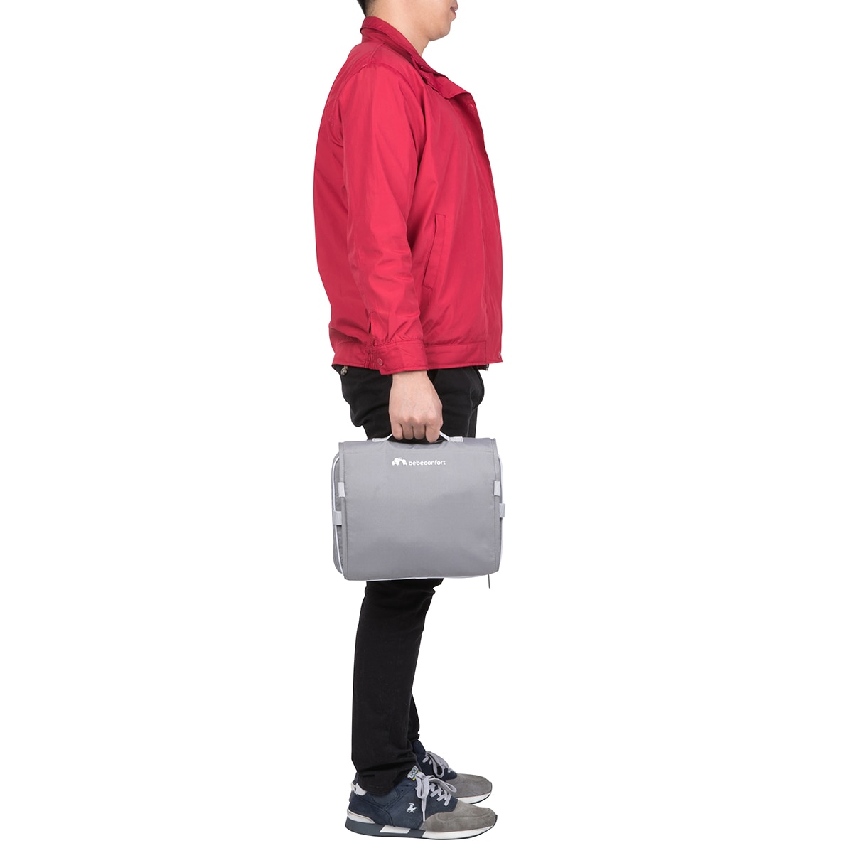 Trona de viaje Travel Booster, 6meses-3años, <15 Kg, color Warm Gray Gris-3
