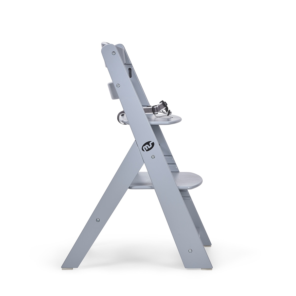 MS - Trona para bebé de Madera Full de - Evolutiva- Silla Alta, Ergonómica, Regulable, Segura Gris-6