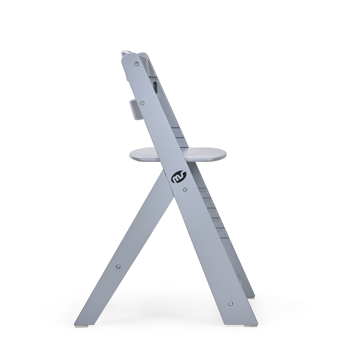 MS - Trona para bebé de Madera Full de - Evolutiva- Silla Alta, Ergonómica, Regulable, Segura Gris-7