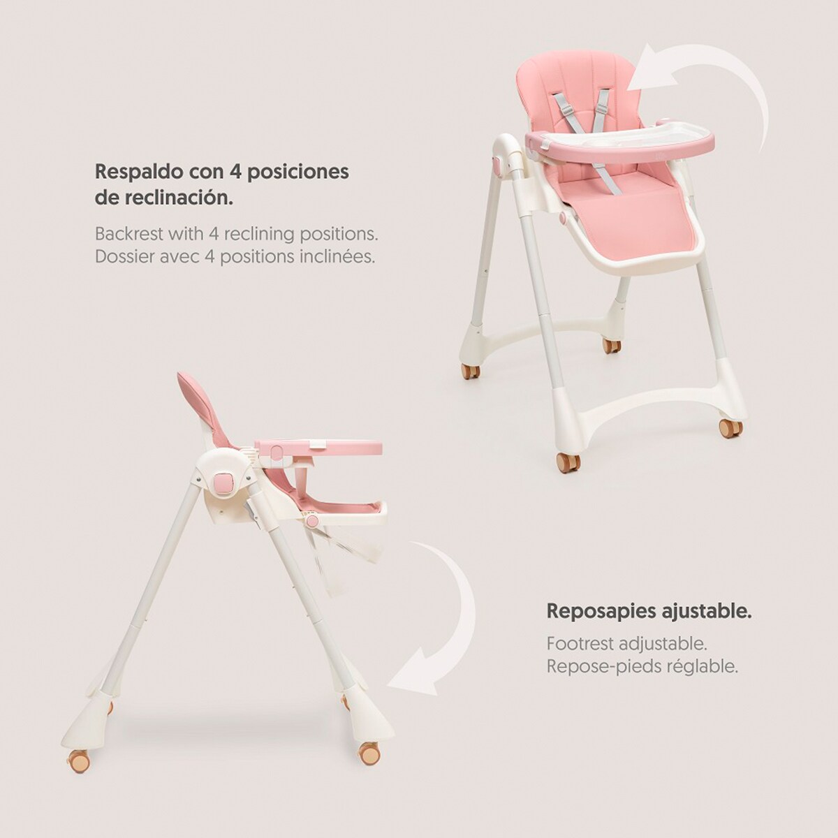 Trona practic Rosa-4