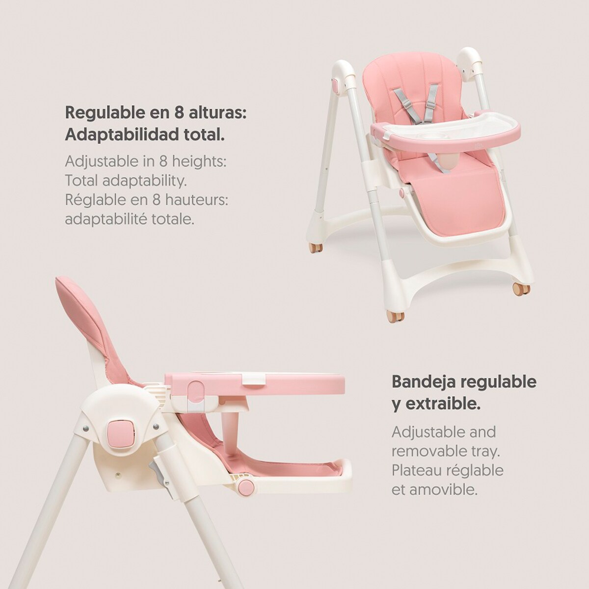 Trona practic Rosa-6