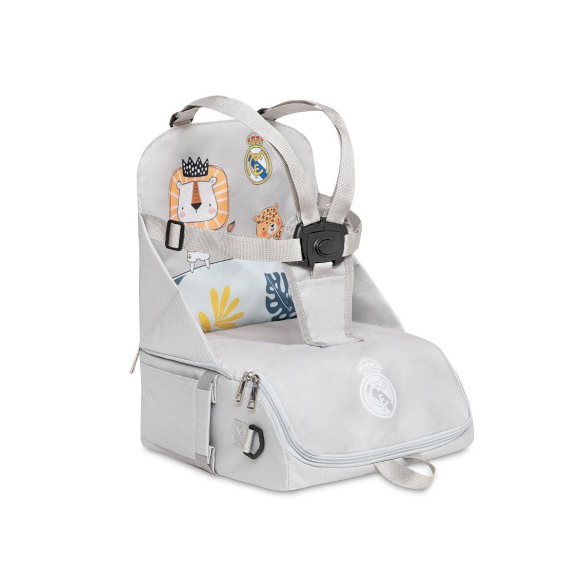 Elevador trona portátil real madrid Gris-2