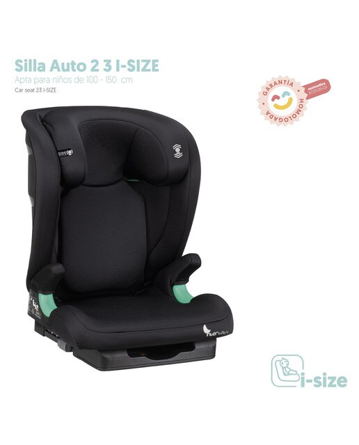 Silla de coche Juno I- Size (100-150cm) Negro-1