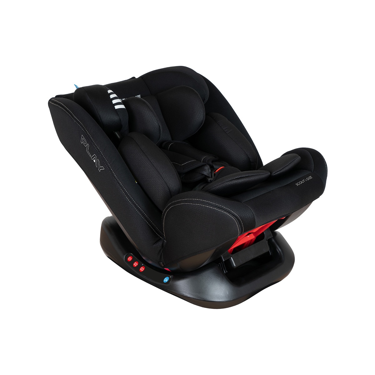 Silla de coche Scout sin Isofix I-Size (40-150cm) Negro-1