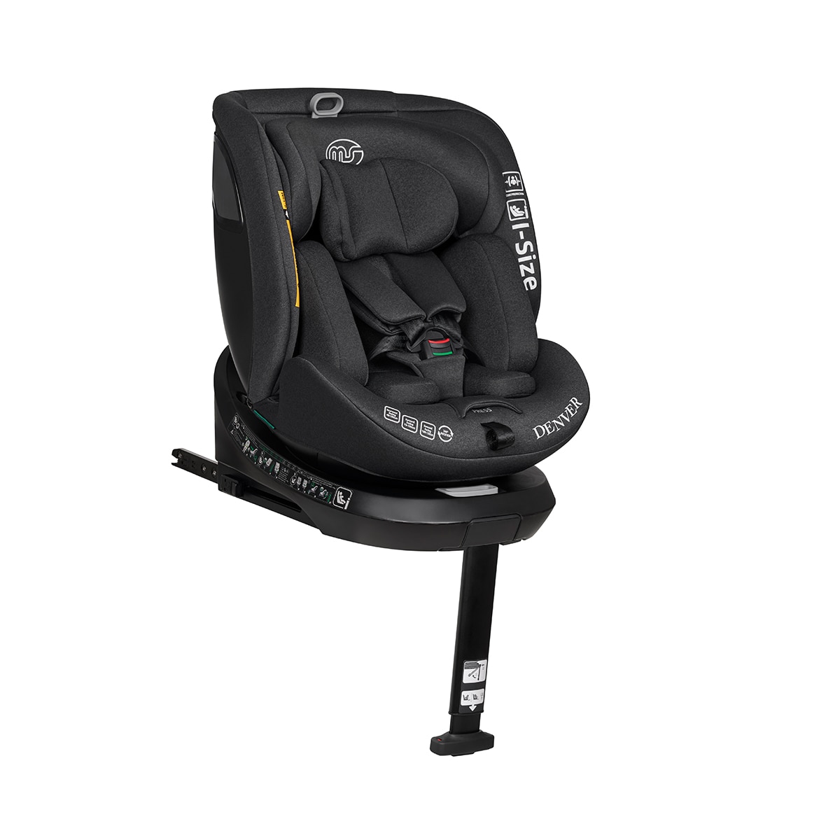 Silla de coche MS Denver I- Size (40-150cm) Gris-9