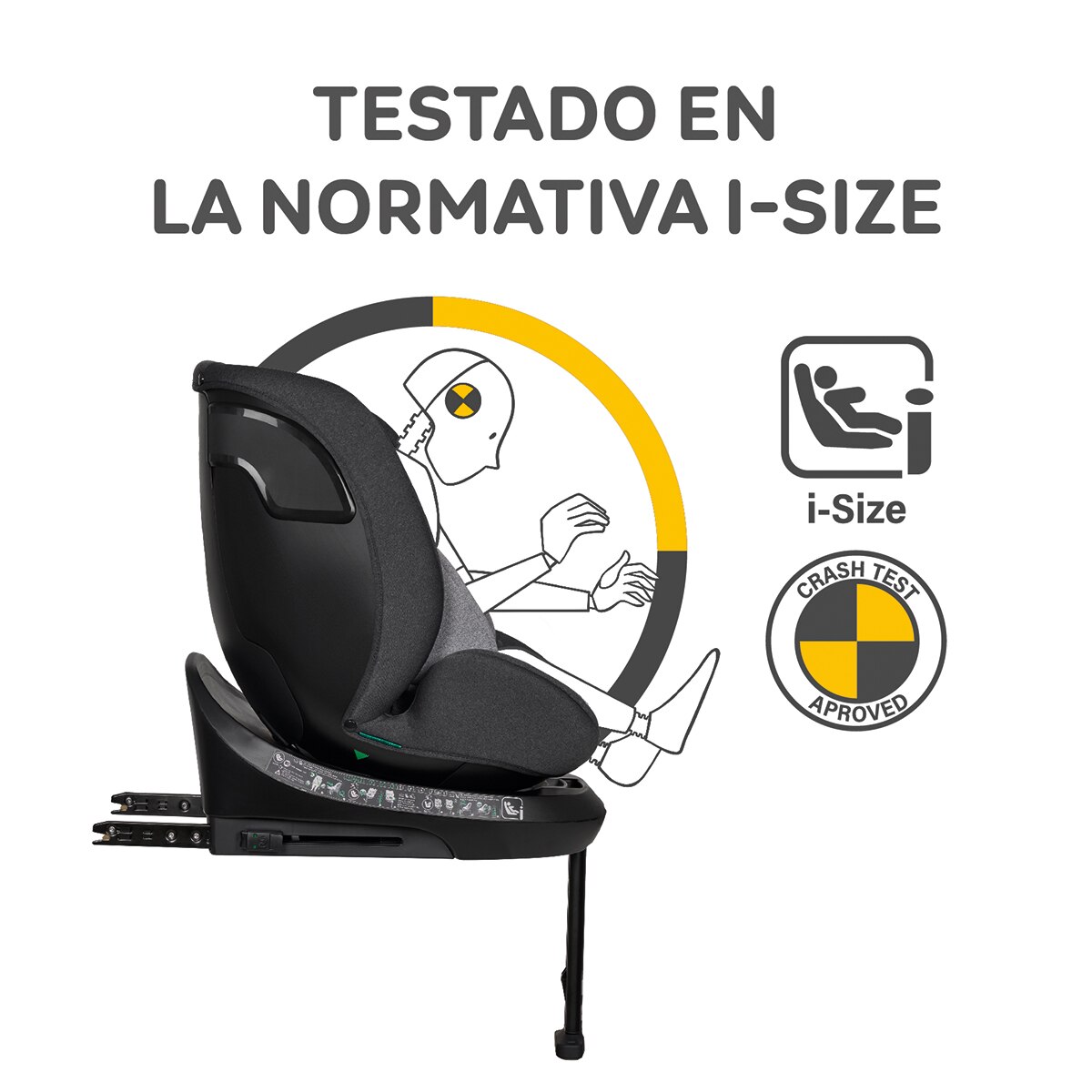 Silla de coche Denver I- Size (40-150cm) Gris-19