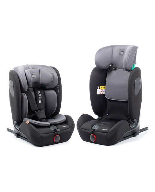 Silla de coche Sri I-Size Maka ifix (76-150cm) Gris-12