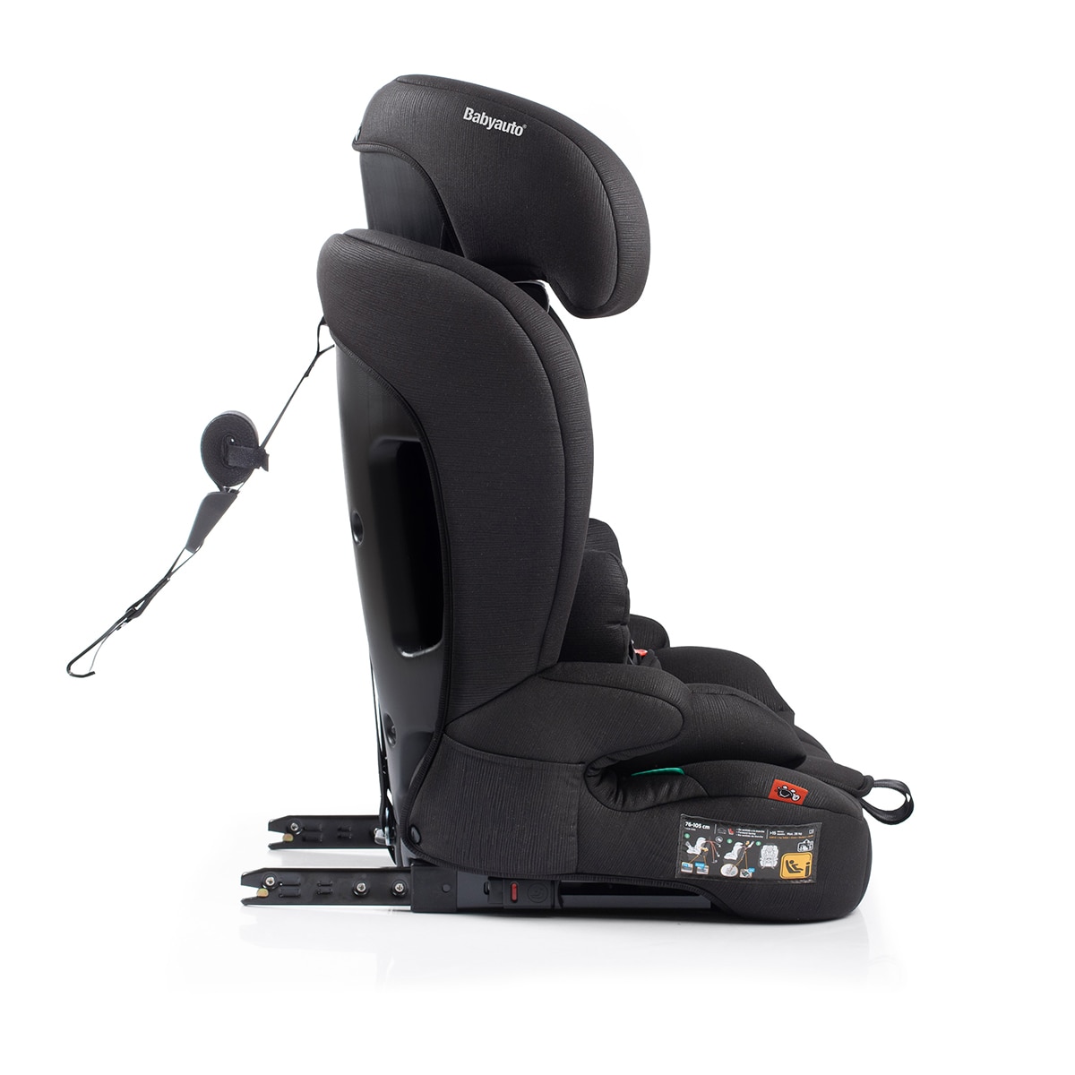 Silla de coche Sri I-Size Konar I-FIX (76-150 cm) Negro-3