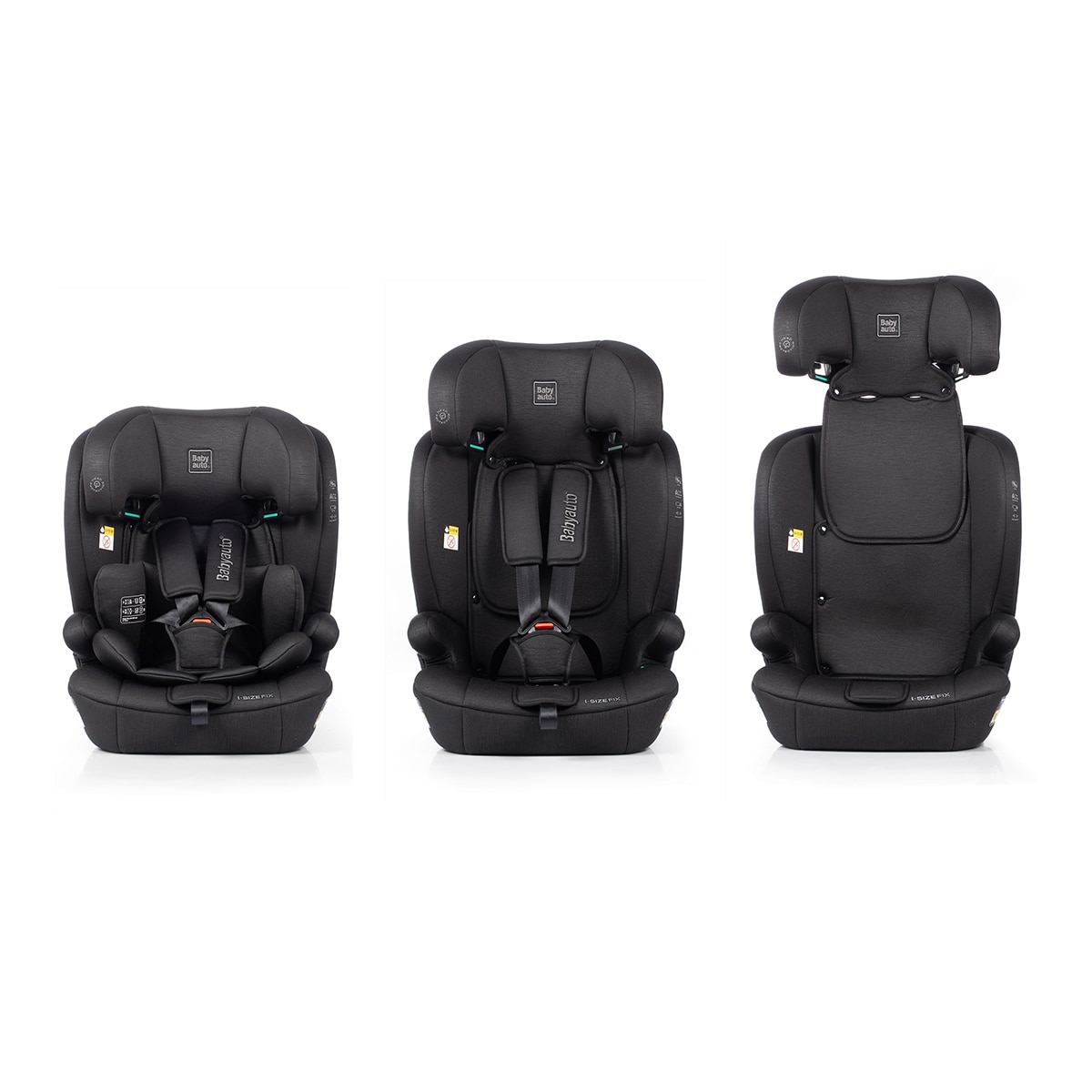 Silla de coche Sri I-Size Konar I-FIX (76-150 cm) Negro-4