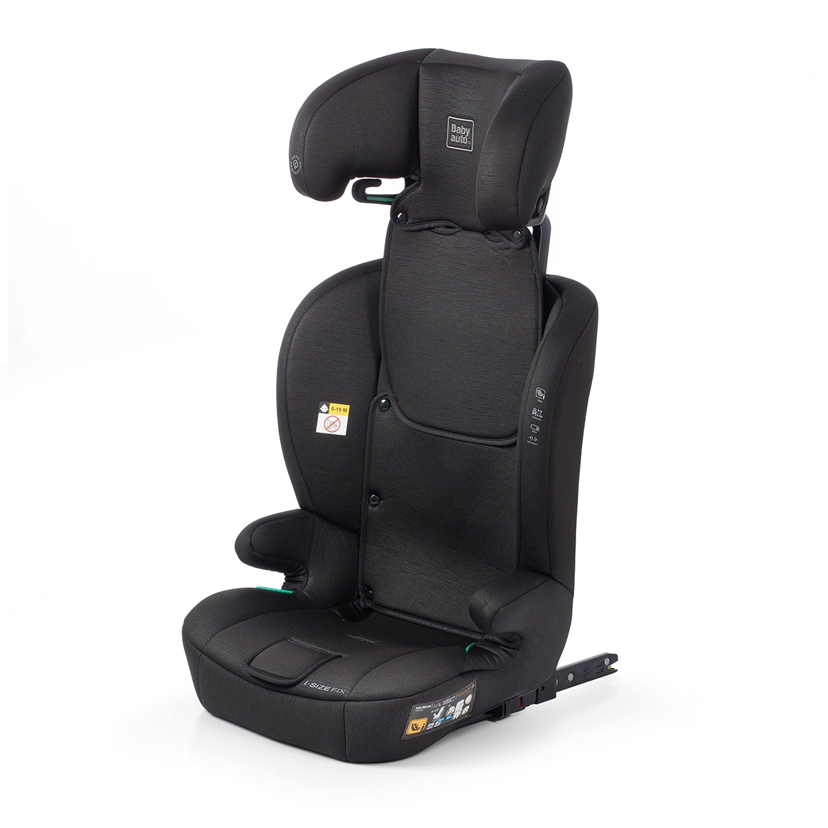 Silla de coche Sri I-Size Konar I-FIX (76-150 cm) Negro-5
