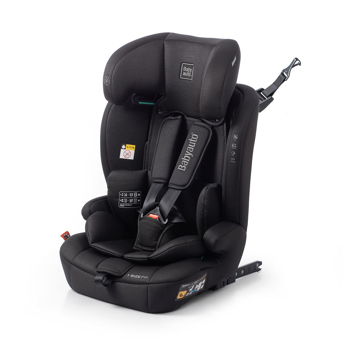 Silla de coche Sri I-Size Konar I-FIX (76-150 cm) Negro-6