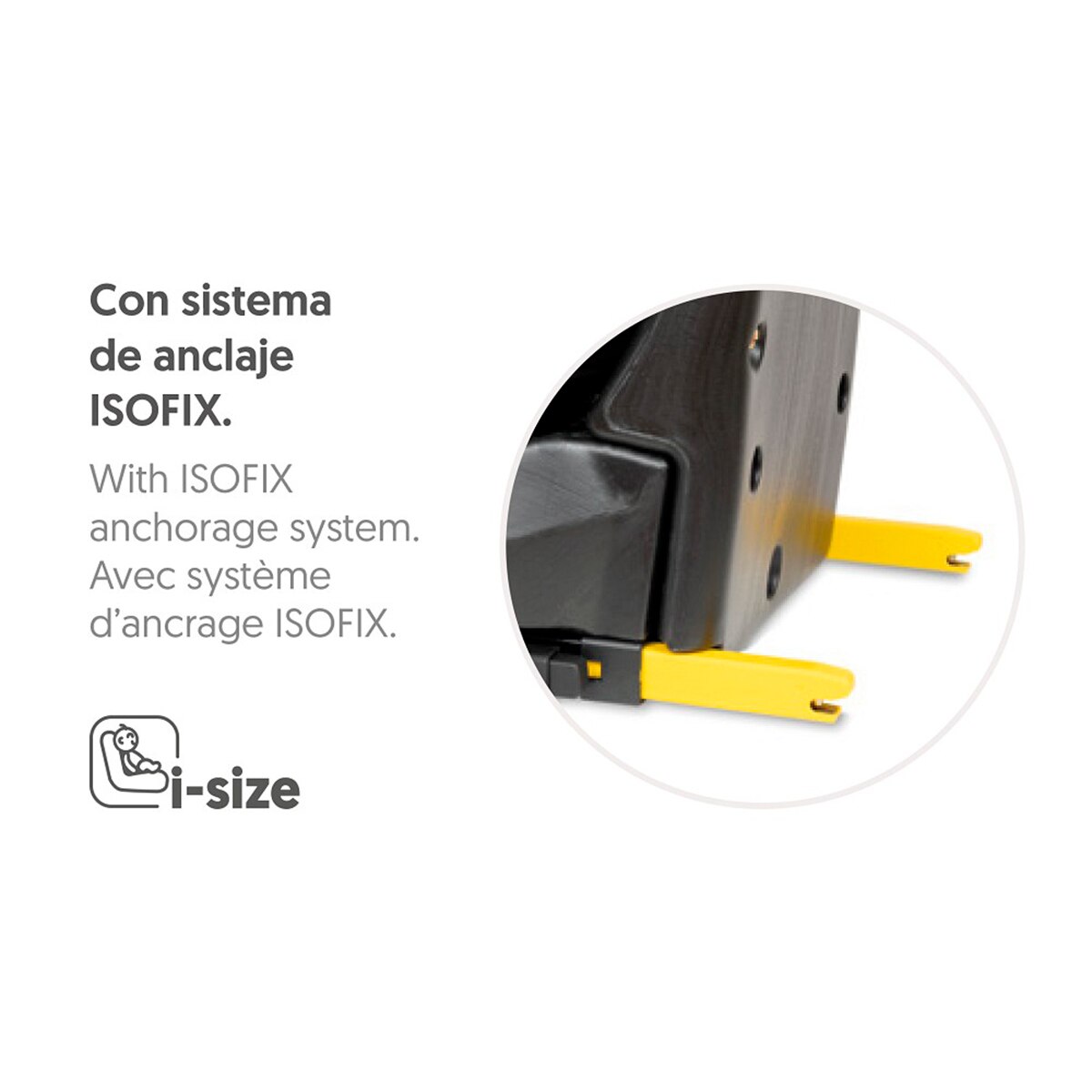 Silla de coche ARUNA I-Size (40-150 cm) Gris-5
