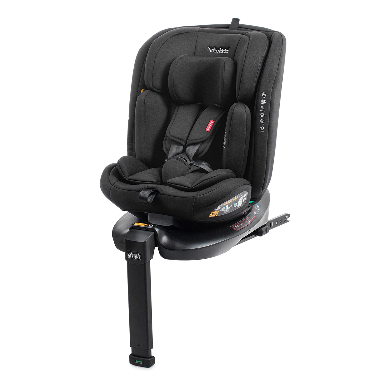 Silla de coche Jade ifix  support leg (40-150cm) Negro-1