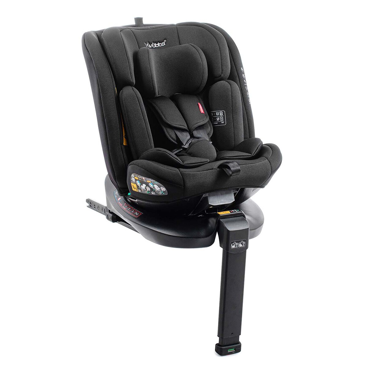 Silla de coche Jade ifix  support leg (40-150cm) Negro-2