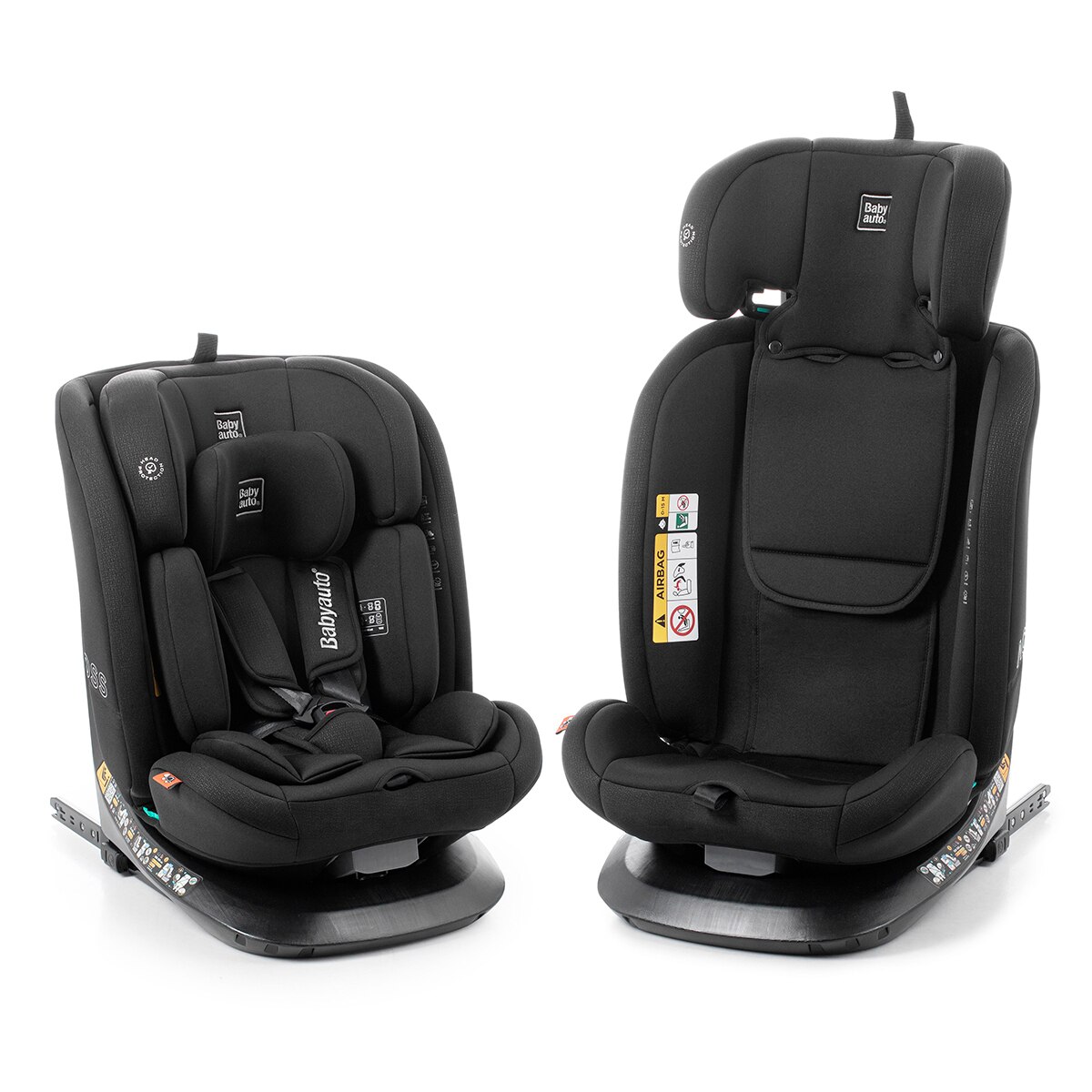 Silla de coche Across ifix TT base (40-150cm) Negro-6