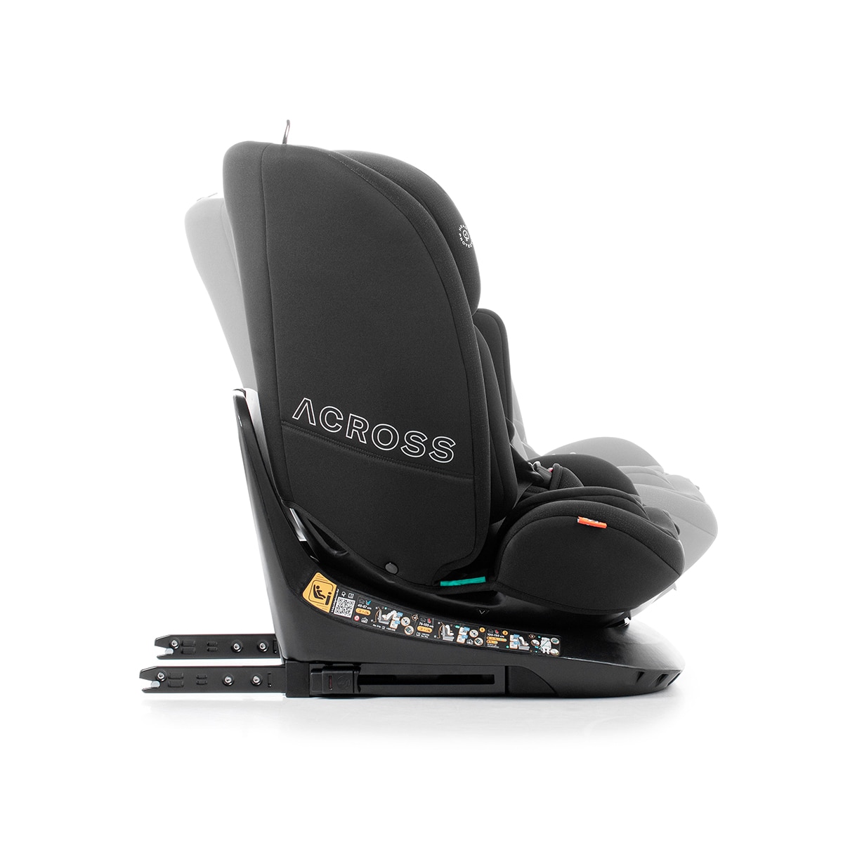 Silla de coche Across ifix TT base (40-150cm) Negro-9