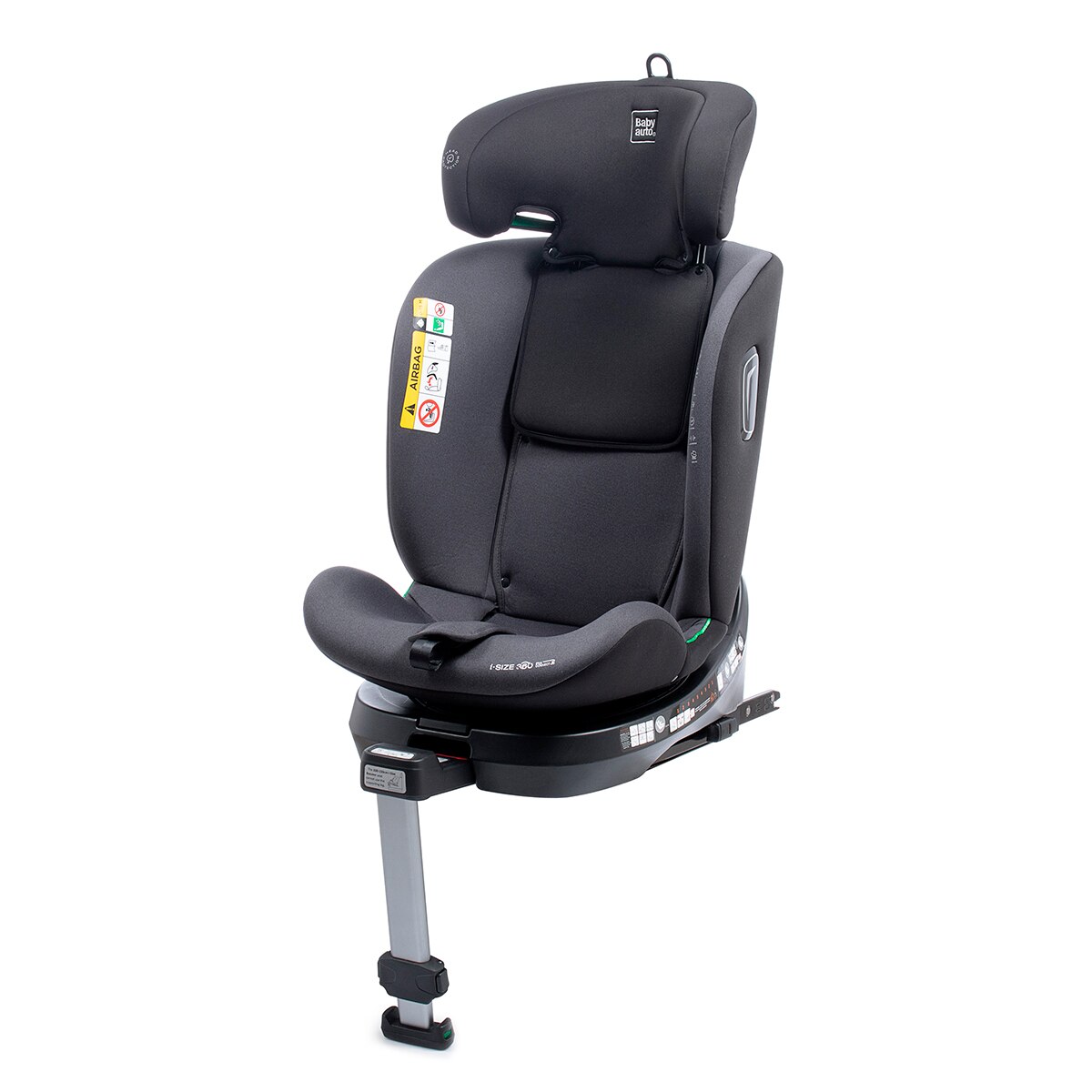 Silla de coche aitana i fix leg support (40-150cm) Negro-7