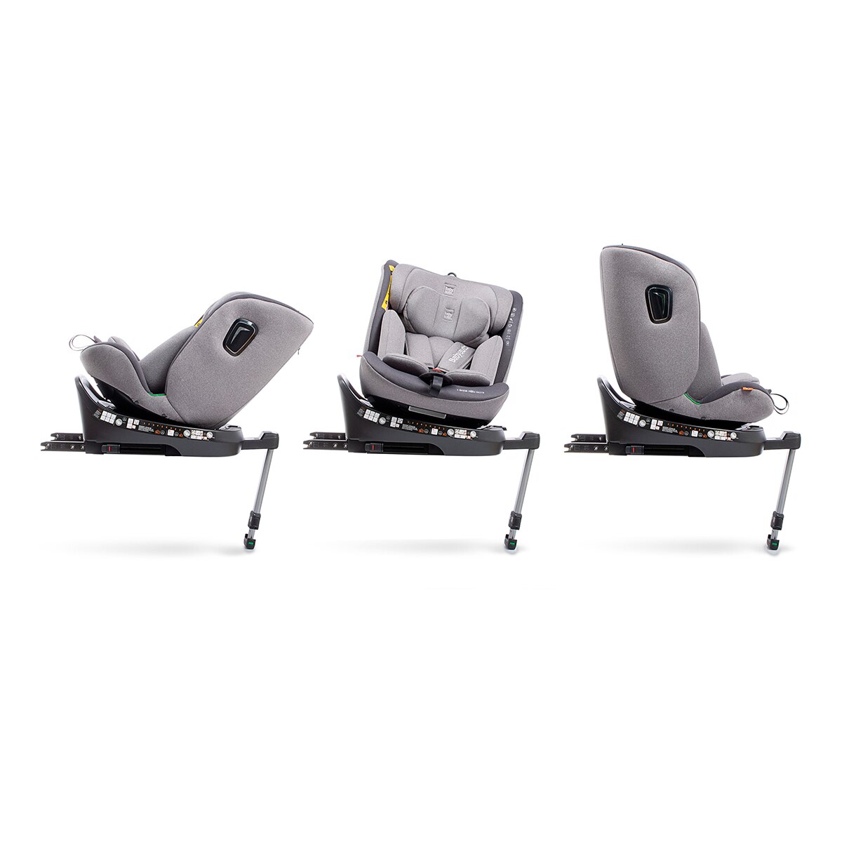 Silla de coche aitana i fix leg support (40-150cm) Gris oscuro-3