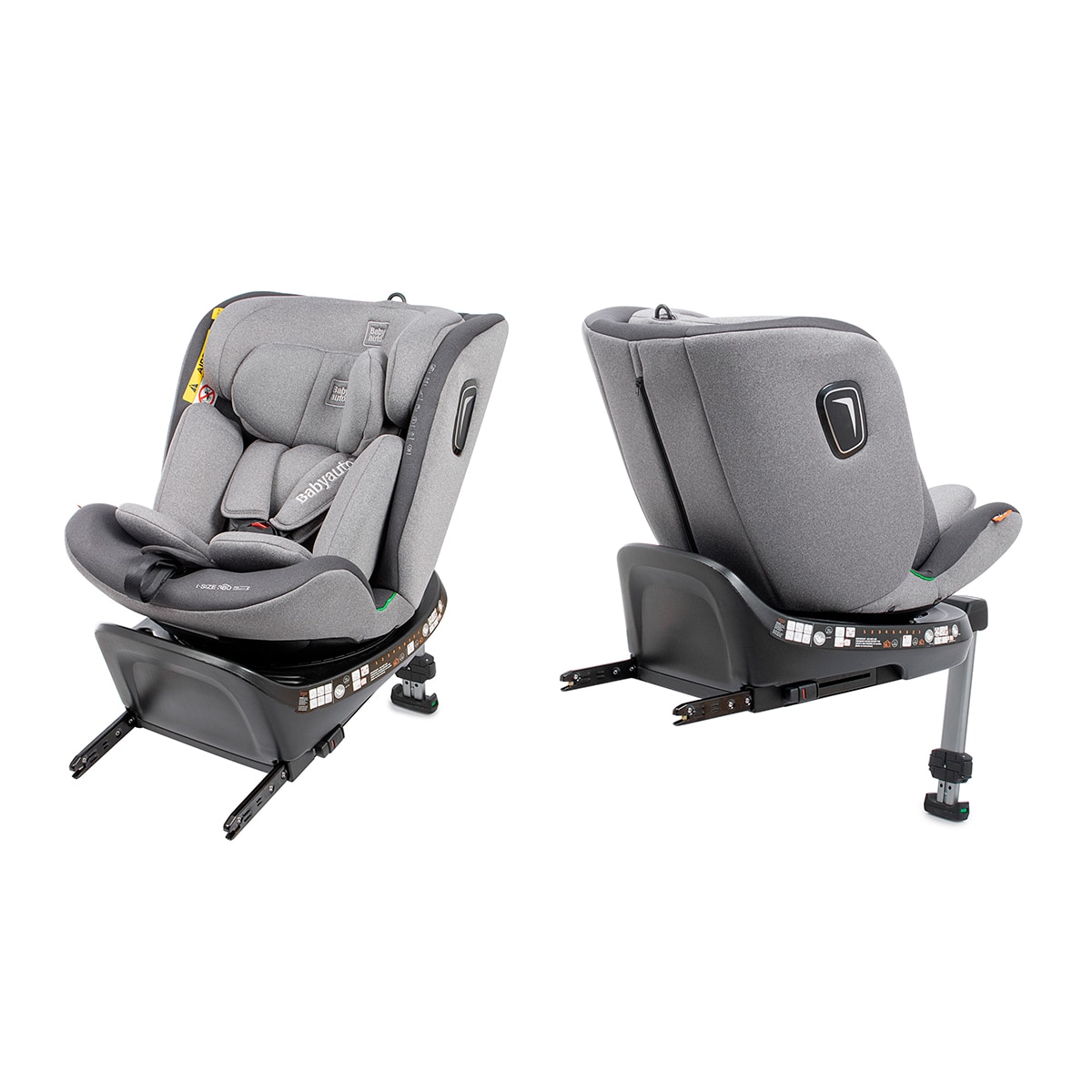 Silla de coche aitana i fix leg support (40-150cm) Gris oscuro-5