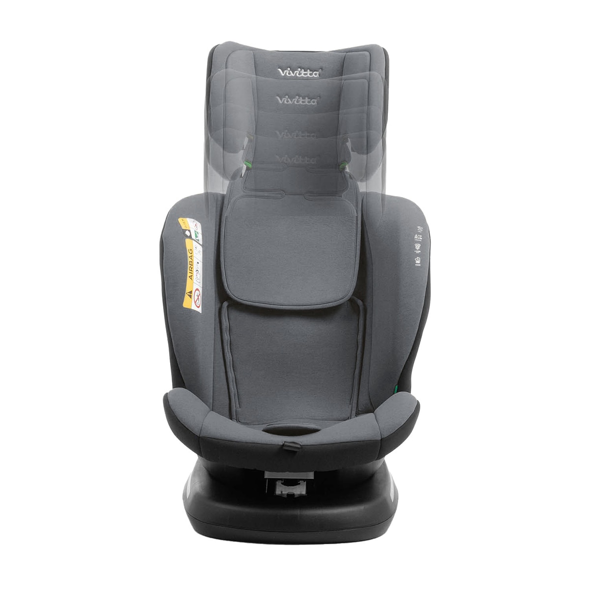 Silla de coche sanna ibelt (40-150cm) Gris-8