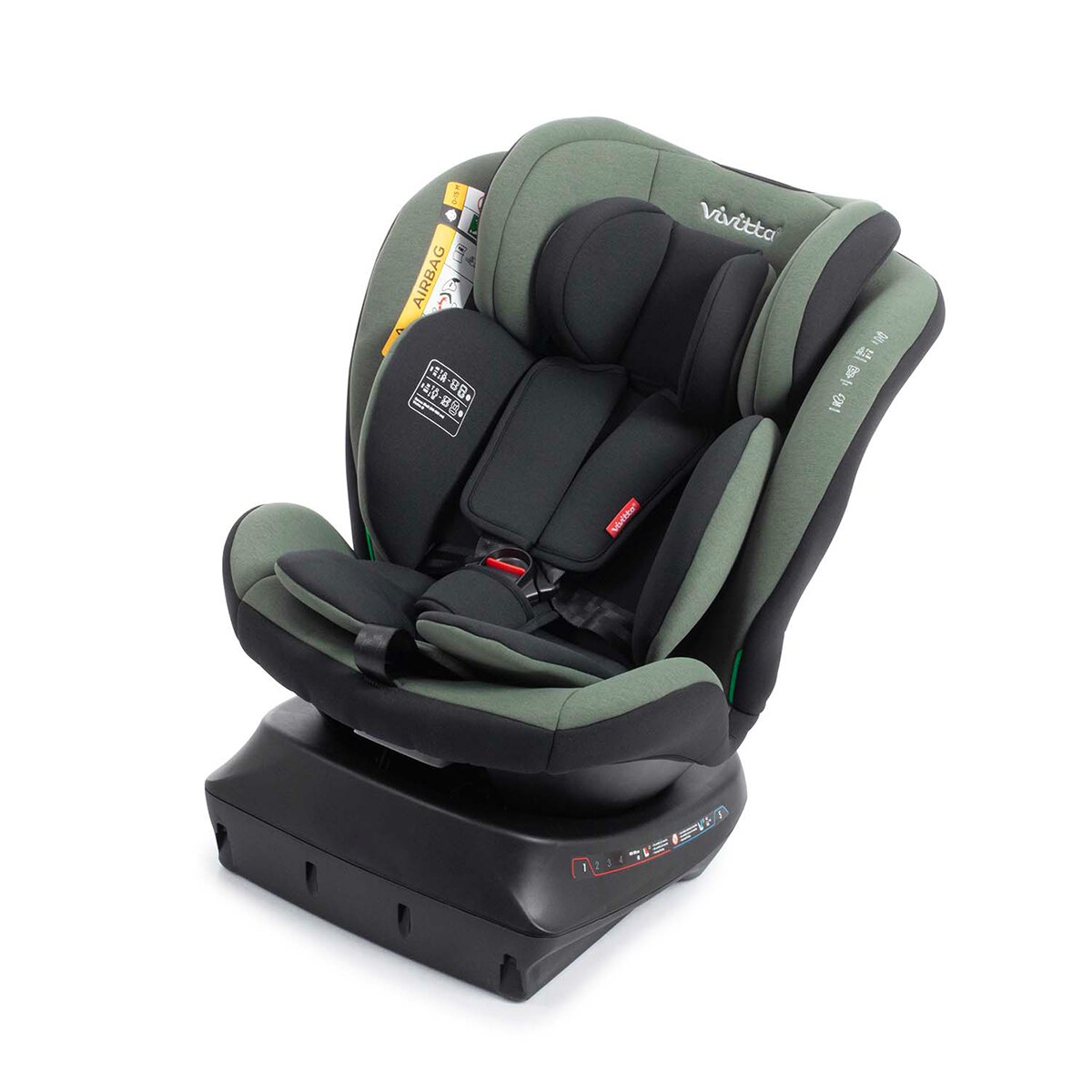 Silla de coche sanna ibelt (40-150cm) Verde oscuro-3