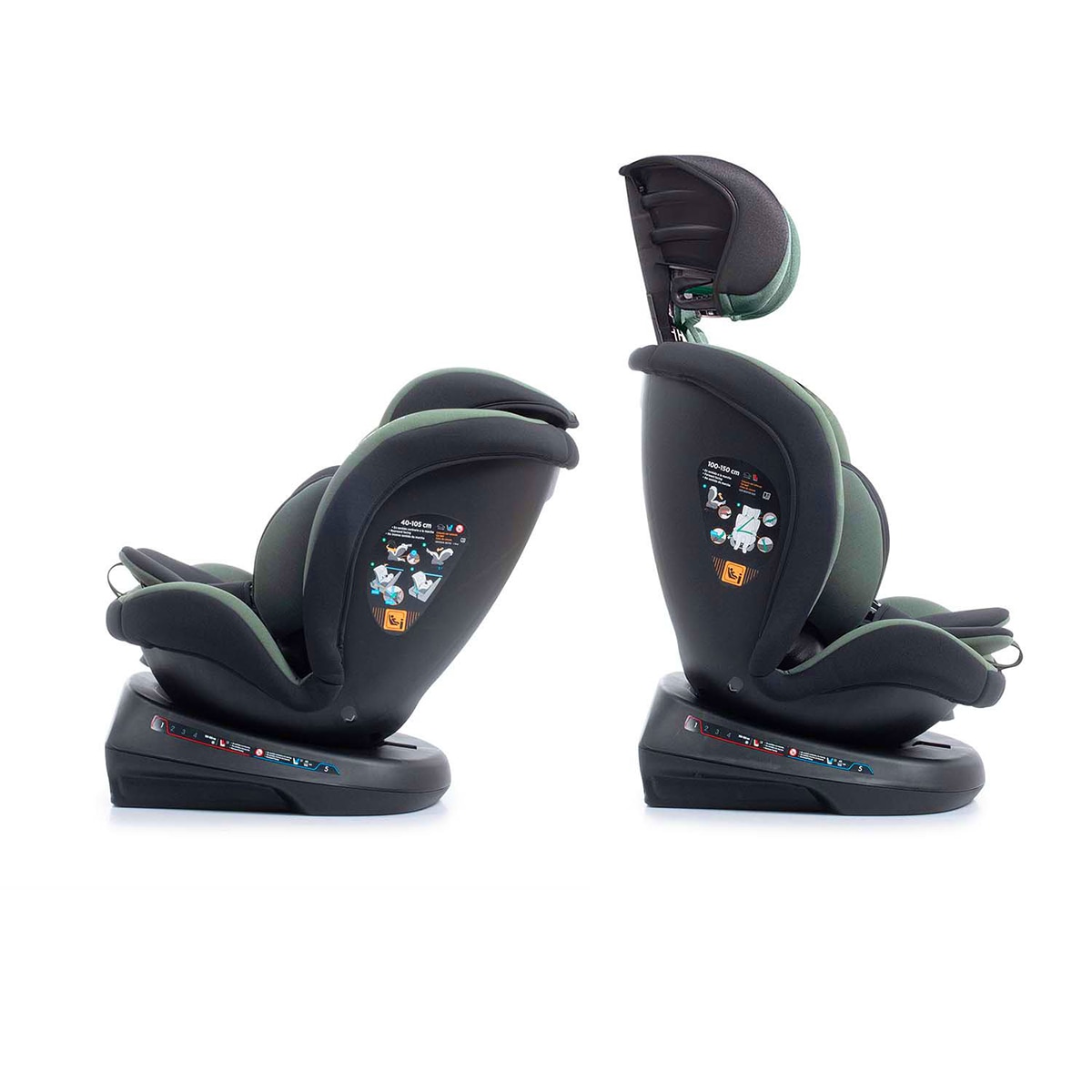 Silla de coche sanna ibelt (40-150cm) Verde oscuro-5