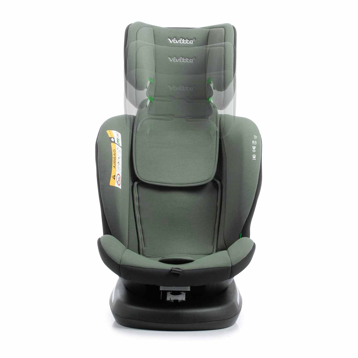 Silla de coche sanna ibelt (40-150cm) Verde oscuro-6