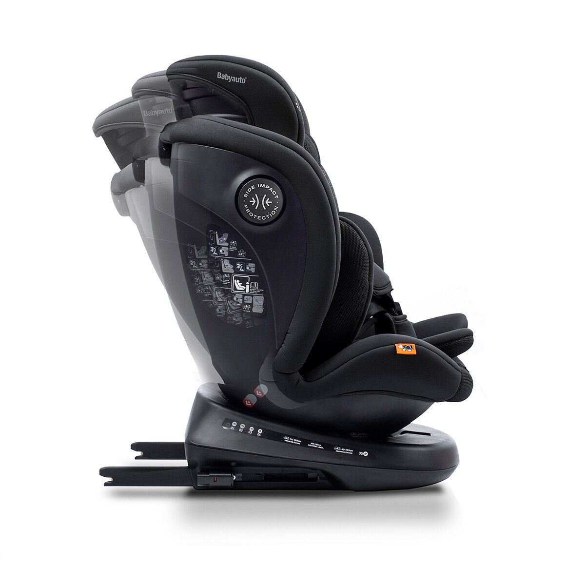 Slla de coche valora i fix tt (40-150cm) Negro-7