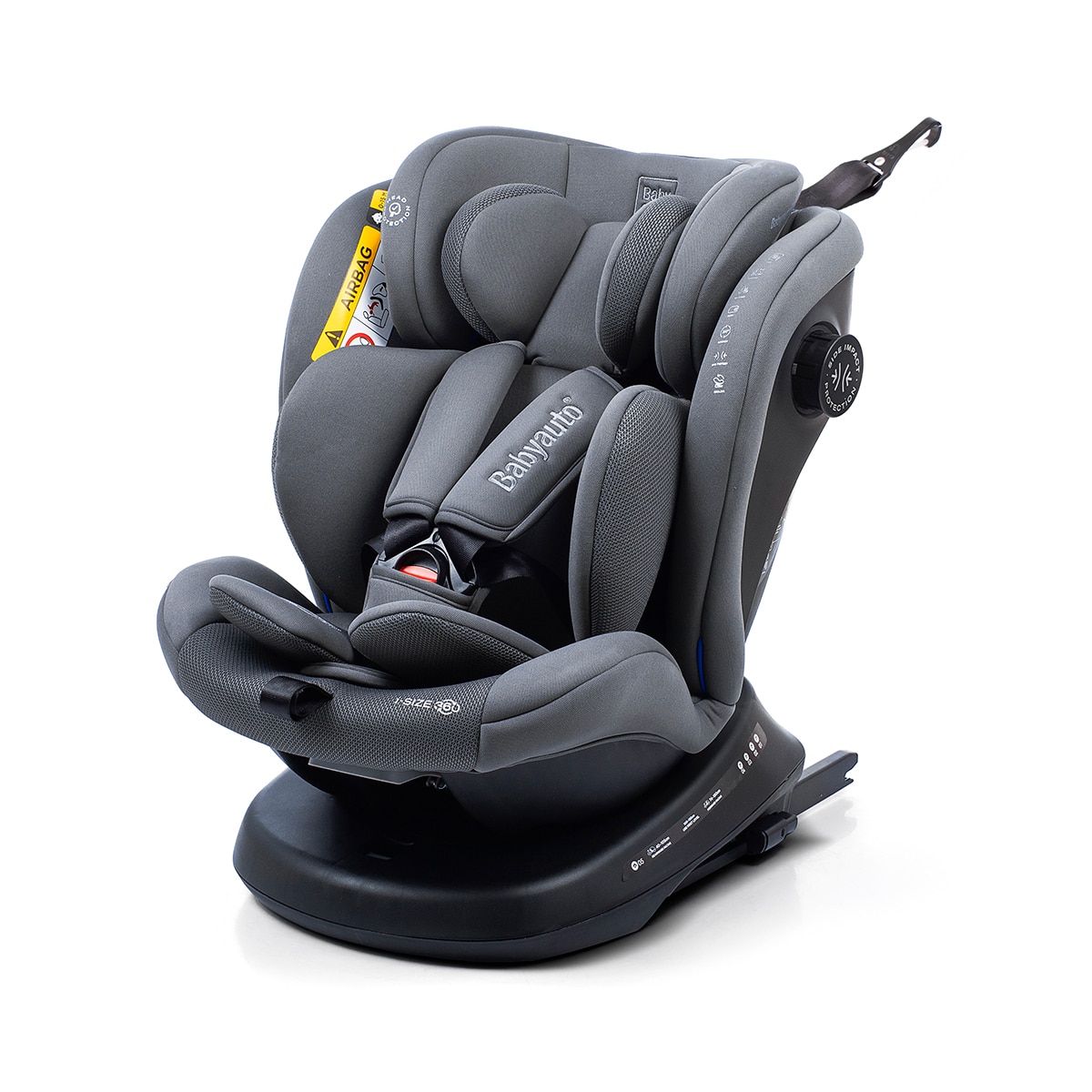 Silla de coche valora i fix tt (40-150cm) Gris-2