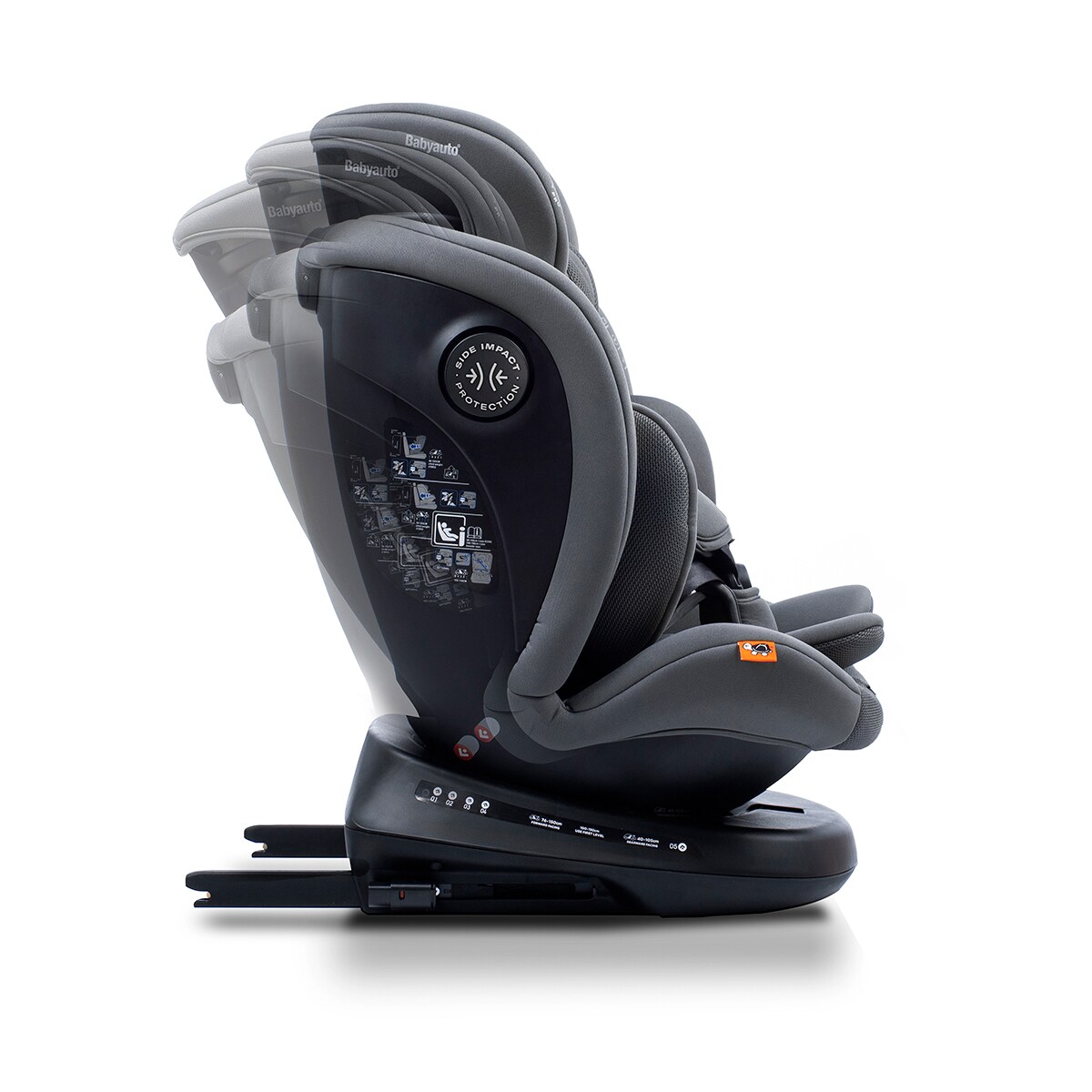 Silla de coche valora i fix tt (40-150cm) Gris-7