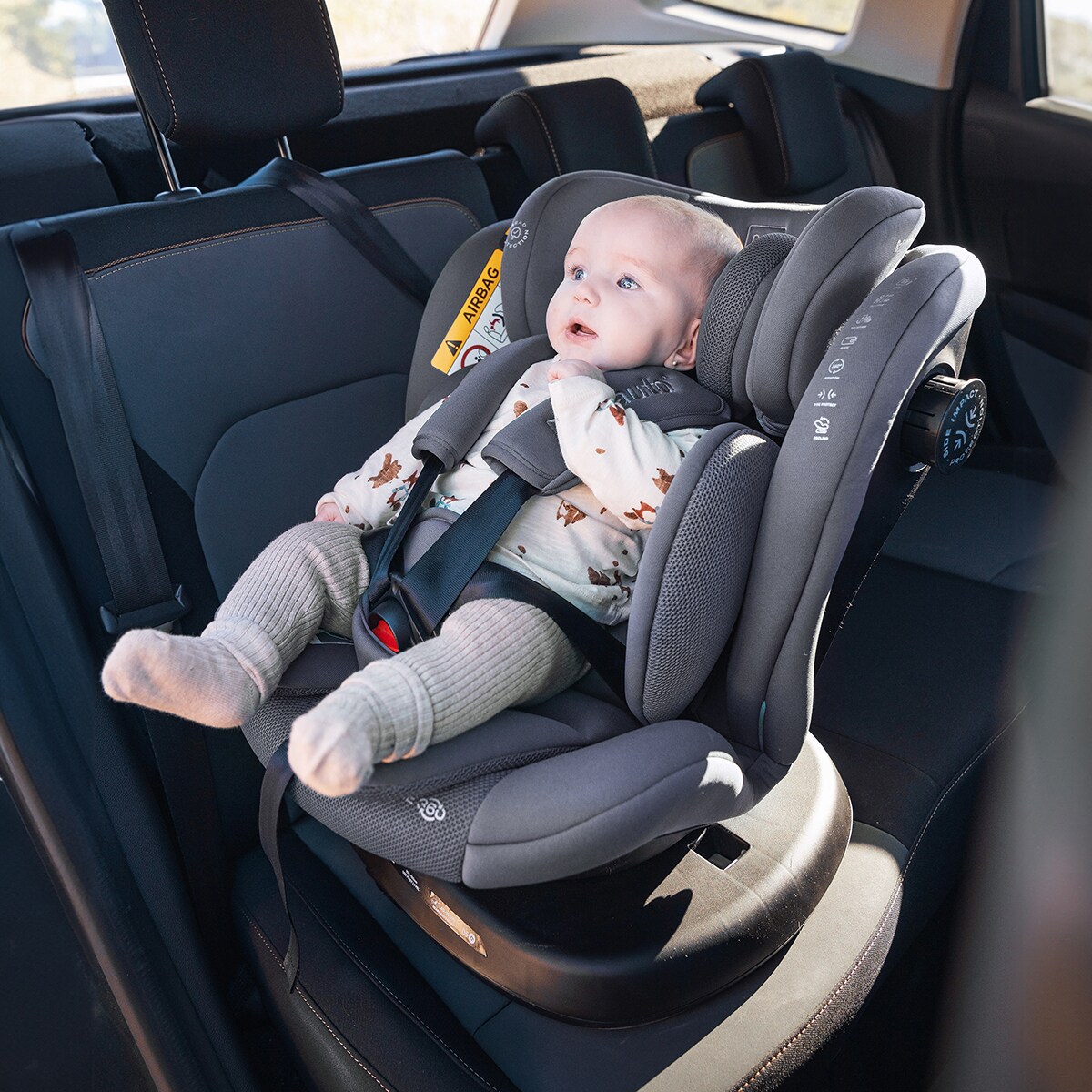 Silla de coche valora i fix tt (40-150cm) Gris-11