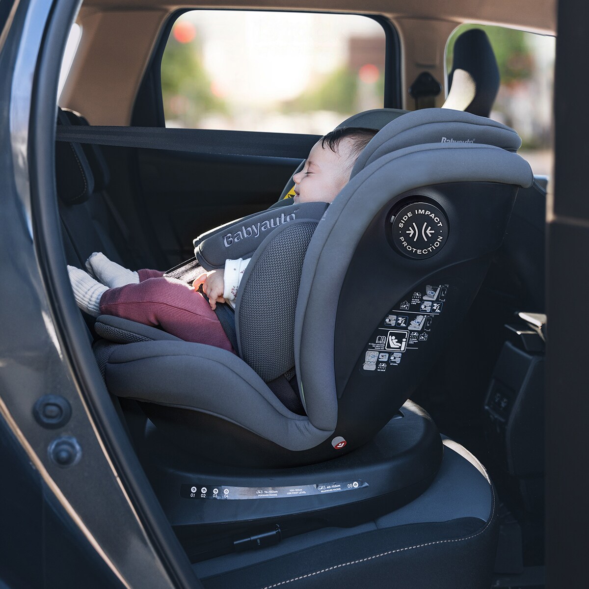 Silla de coche valora i fix tt (40-150cm) Gris-14